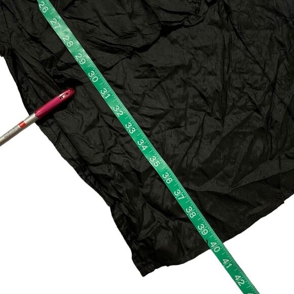 BARBARA I GONGINI NWT Black Silk Avant Garde High-Lo Skirt 40 (10) - Picture 9 of 16